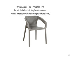 Ergonomic Gray Plastic Stool