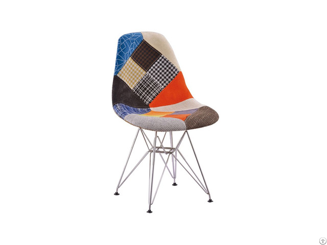 Multicolor Fabric Upholstered Dining Chair Dc F01m