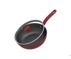 Non Stick Wok Pan With Lid Imesh K2805