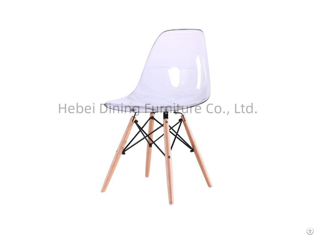 Factory Directly Supply China Design Wholesale Mat Transparent Chair Plastic Dining Chairs