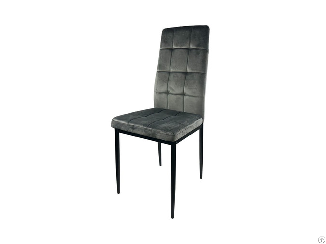 Kitchen Chair With Four Legged Frame In Synthetic Leather Dc U22b