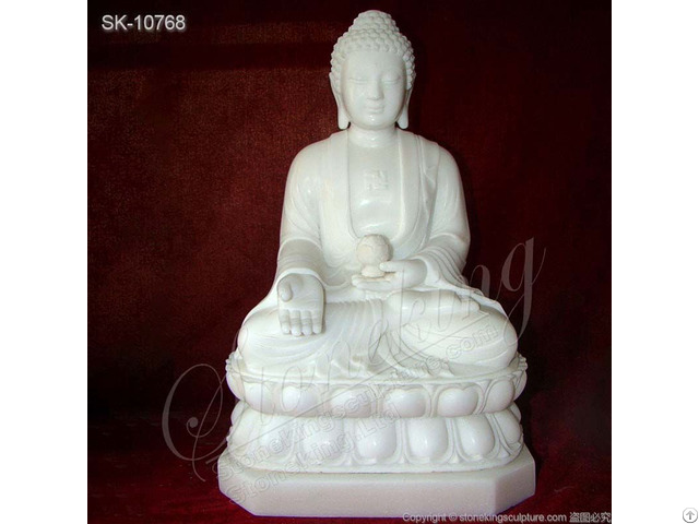 Manufacturer White Marble Buddha Statue For Outdoor Garden And Home Decor