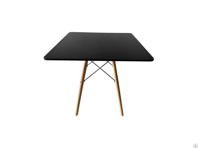 Mdf Dining Table With Wooden Legs Dt M01f