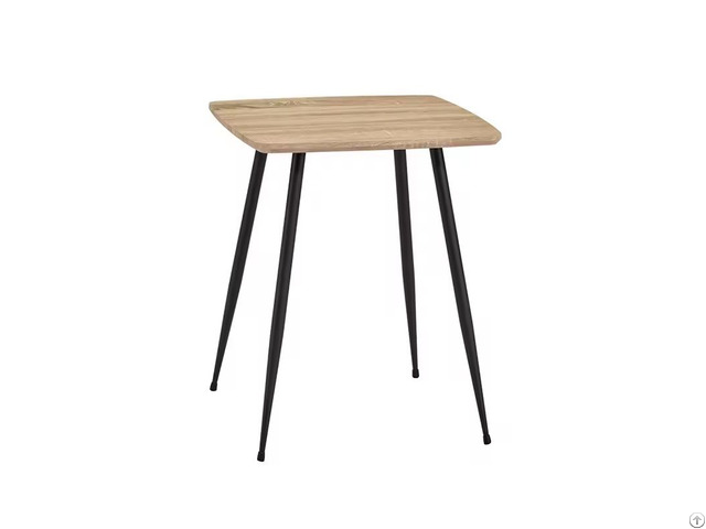 Iron Leg Mdf Small Square Table Dt M10