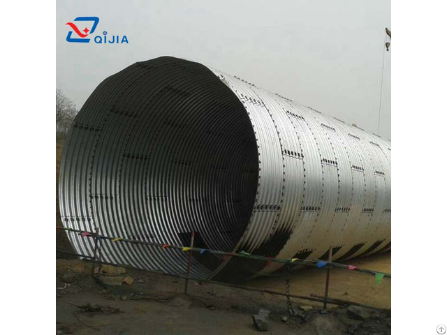 Large Diameter Corrugated Metal Culvert Pipe