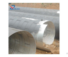 Black Bitumen Coating Multi Plates Assembly Corrugated Metal Pipe Road Culverts