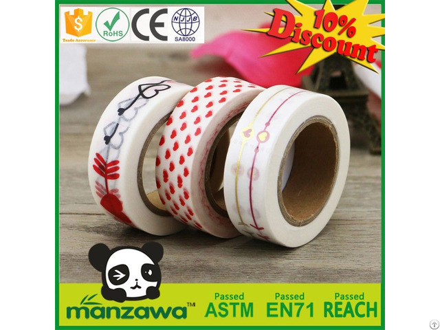 Manzawa Decorate Japanese Washi Masking Tape