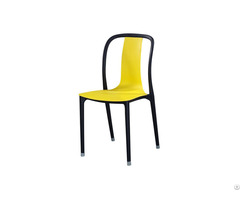 Stackable Plastic Unique Restaurant Dining Chairs Outdoor Garden