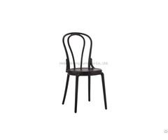 Sturdy Plastic Side Chairs With Hollow Backrest