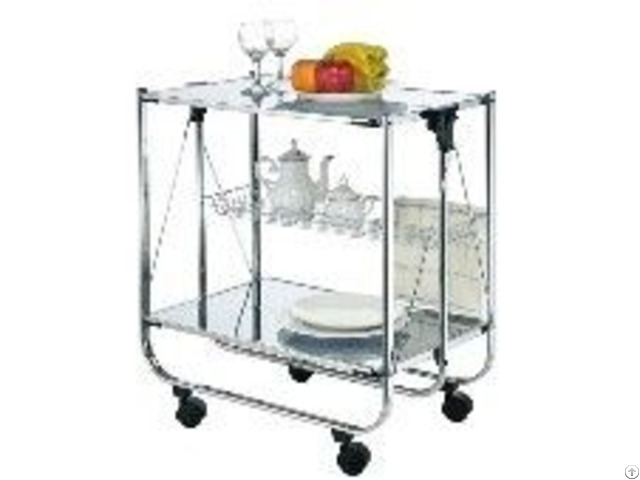 Two Tier Foldable Trolley