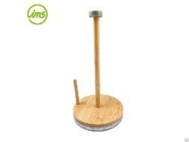 Bamboo Paper Towel Holder