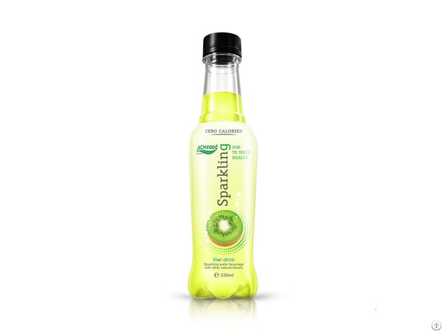 300ml Pet Bottle Kiwi Blue Sparkling Water Fruit Drinks