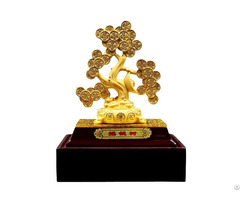 Velvet Sand Gold Crafts Money Tree