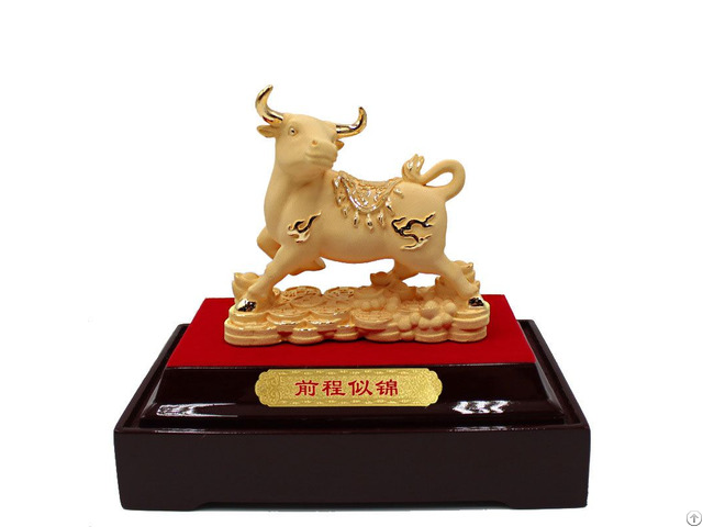 Velvet Sand Gold Craft Golden Bull