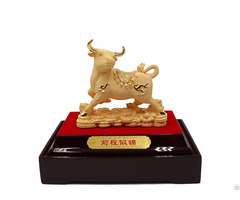 Velvet Sand Gold Craft Golden Bull