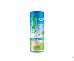 320ml Pure Natural Young Acm Beverage Brand Coconut Water Sleek Can