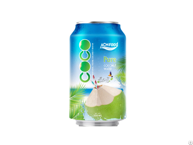 330ml Can Pure Original Acm Coconut Water From Best Beverage Manufacturer