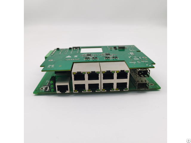 Switch 2 Sfp 8 Rj45 Pcba Board