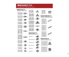 Cemented Carbide Turning Aluminum Inserts