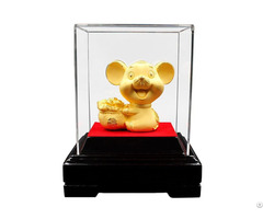 Velvet Sand Gold Crafts Golden Mouse