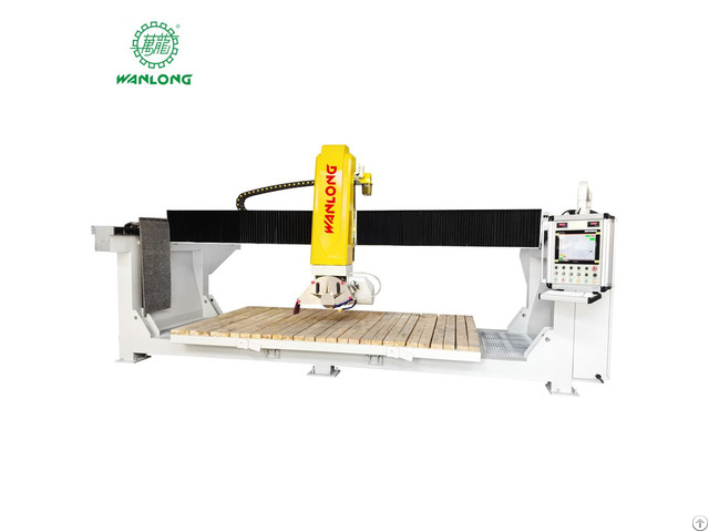 Four Axis Cnc Laser Bridge Saw Machine For Granite Marble Stone Cutting