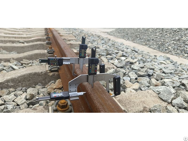 Digital Rail Wear Gauge For Track Measurement