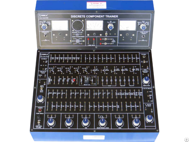 Discrete Component Trainer With Power Supply Oscillator And 3 Multi Range Meters