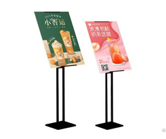 Floor Poster Stand Adjustable Sign Holder For Business