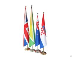 Office Flagpole Stand For Convenient Displays