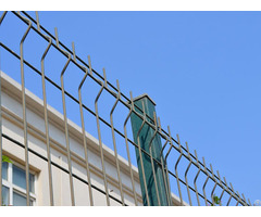 Curved Wire Mesh Fence