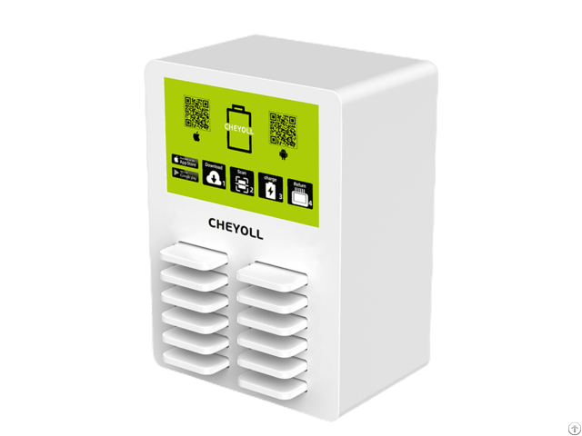 Twelve Slots Desktop Shared Power Bank Station With App