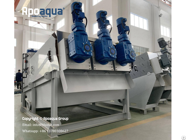 High Efficiency Sludge Dewatering Machine For Wastewater