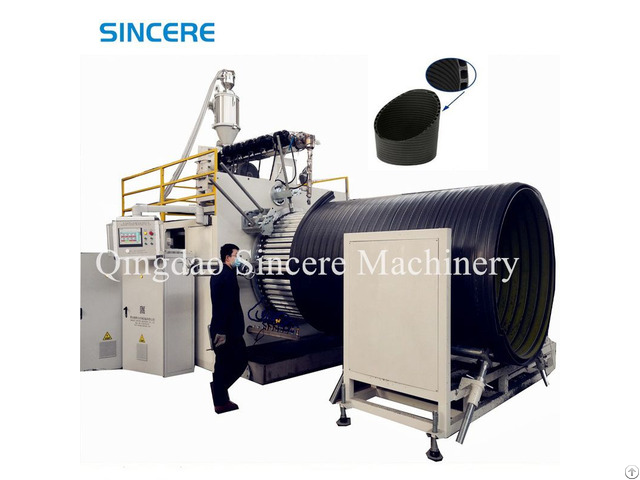Plastic Hollow Wall Pipe Making Machine