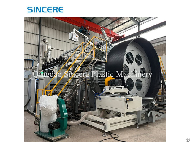 Pph Large Diameter Solid Wall Winding Pipe Machine