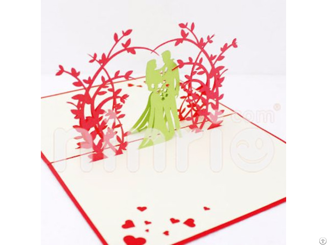 Sweet Wedding 3d Pop Up Card