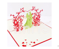 Sweet Wedding 3d Pop Up Card