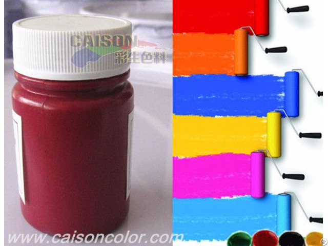 Pigment Paste In Low Temperature Condition