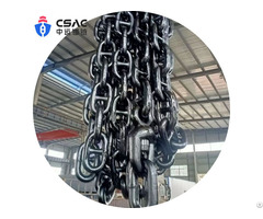 Black Coated Studless Link Anchor Chain