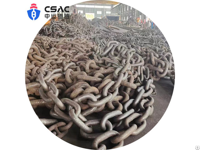 U2 10mm 22mm 50mm Kenter Stud Link Ship Anchor Chain For Sale