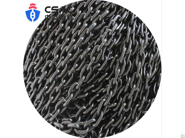Black Coated Stud Or Studless Marine Anchor Chain