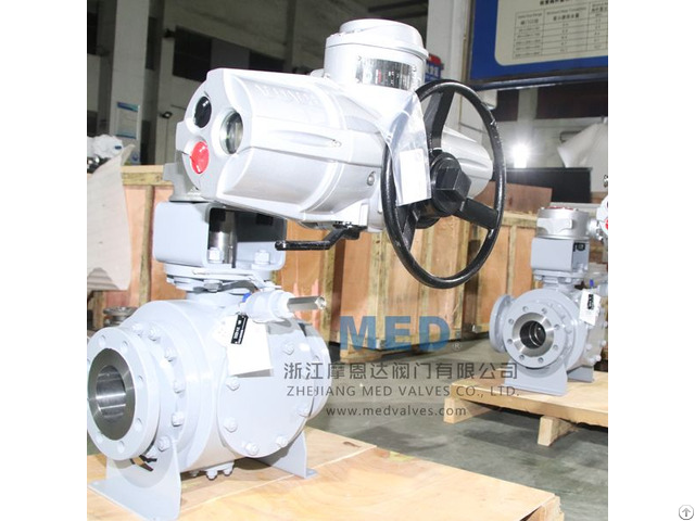 1forged Steel Electric Trunnion Ball Valve 24 Inch 600 Lb