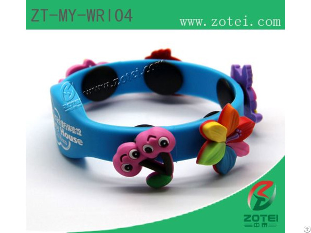 Rfid Oval Silicone Wristband Tags