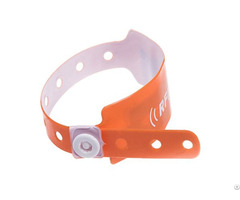 Rfid One Time Pvc Wristband Tag