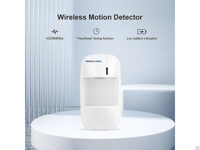 Wireless Pir Motion Sensor Human Body Detector Infrared Detection For Intruder Alarm System