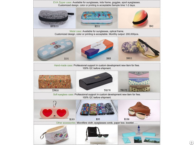 Fashionable Eyewear Case And Pouch