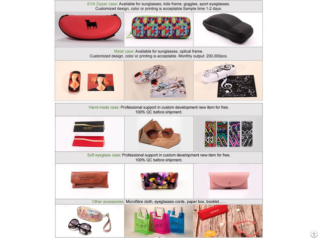 Fashionable Spectacle Case And Pouch