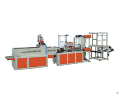 Automatic Double Layer Four Line T Shirt Bag Making Machine