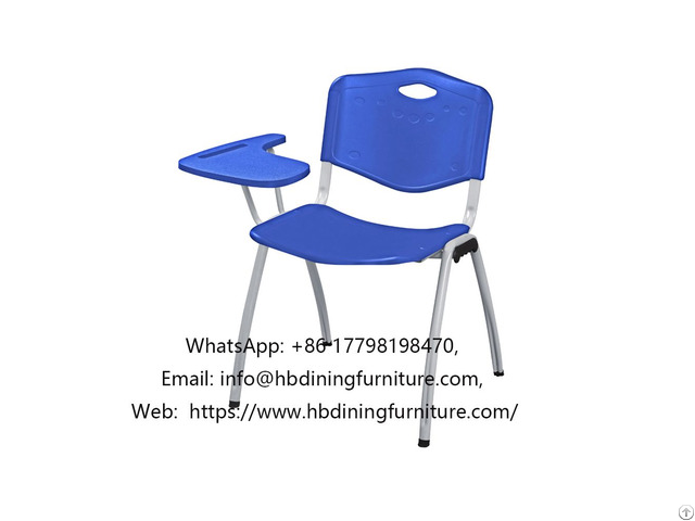 Plastic Movable Steel Leg Folding Laptop Chair Dc P89a