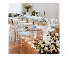 Acrylic Bridal Table