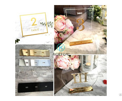 Acrylic Wedding Table Sign